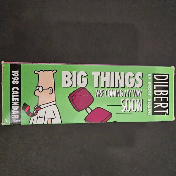 BRAND NEW DILBERT BIG THINGS ARE COMING MY WAY SOON 1998 CALENDAR BY SCOTT ADAMS - Picture 7 of 14
